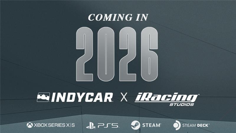NASCAR 25 Developer iRacing Studios to Create New IndyCar Racing Game Series with Debut Game Due Out in 2026