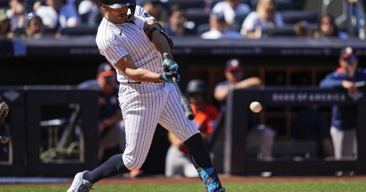 Grisham hits go-ahead homer as Yankees beat Astros 5