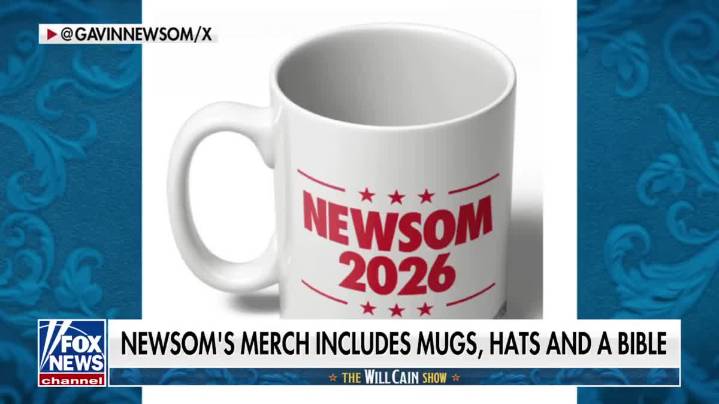 Gotcha!  Fox Host Takes The Bait Over 'Gavin Newsom's Bible'