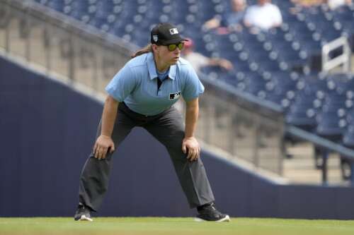 MLB’s first female umpire just received the call of a lifetime