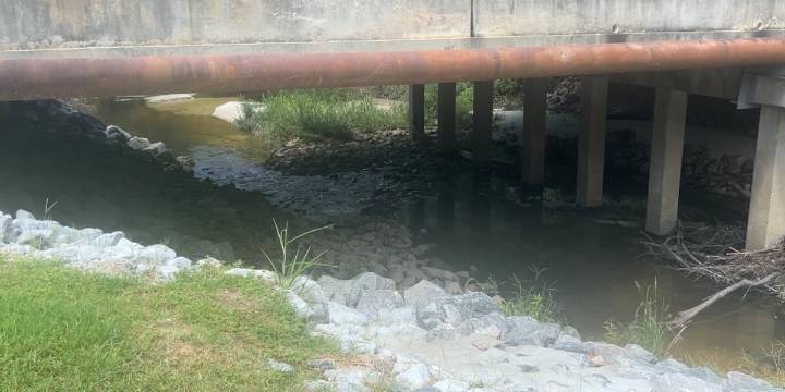 City of Valdosta reports sewer overflow spilling into Sugar Creek on Saturday