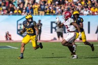 Tony Alford content with his options at running back