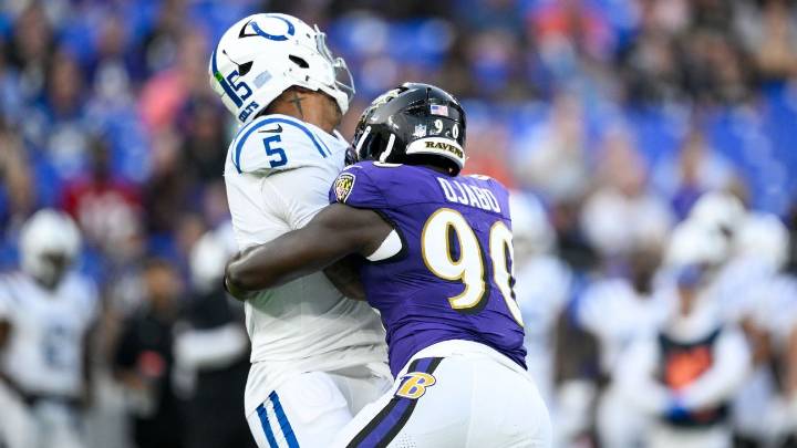 Colts' Anthony Richardson departs preseason tilt vs. Ravens