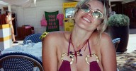 Ashley Roberts unleashes curves for topless beach snap on sun