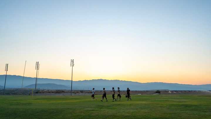 The Xavier Prep Saints grind it out ahead of the 2025 season