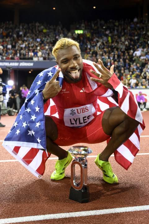 Lyles beats Olympic champion Tebogo in 200 race at Diamond League final