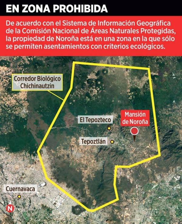 Protestan tepoztecos en la casa de Noroña