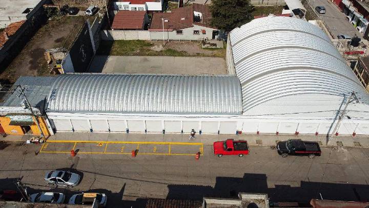 Mercado en Singuilucan: Una obra que sigue inconclusa
