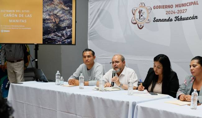 EL INAH EMITE DICTAMEN SOBRE AUTENTICIDAD DE LAS PINTURAS RUPESTRES DEL CAÑÓN DE LAS MANITAS, EN TEHUACÁN, PUEBLA