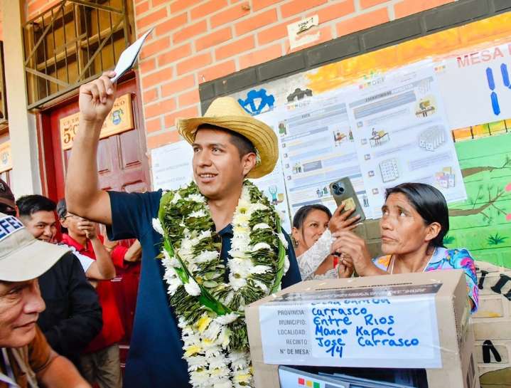 Bolivia: apedrean al candidato presidencial boliviano Andrónico Rodríguez, considerado un “traidor” a Evo Morales