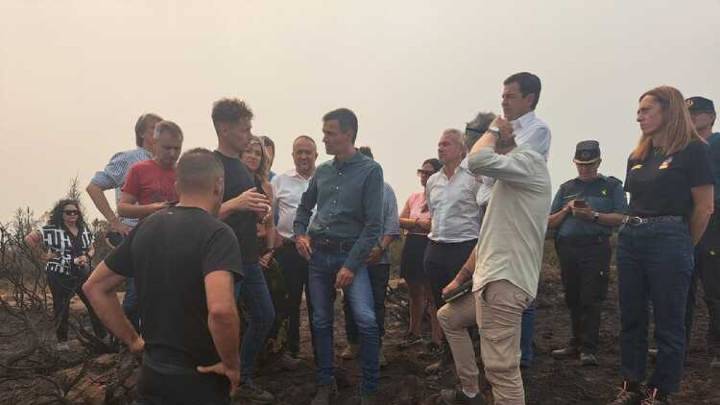 Nueva visita de Sánchez a los incendios de Castilla y León: estará en las zonas afectadas de Zamora
