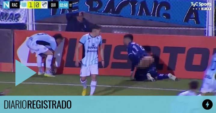 Lo agarró tanto del pantalón que lo dejó en culo en medio del partido