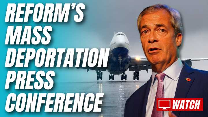 LIVE: Farage Reveals Mass Deportation Plans