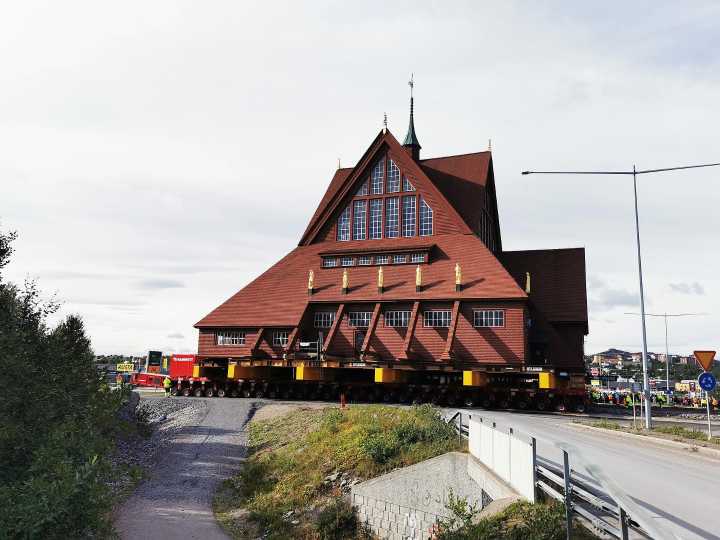 Sweden saves historic Arctic church with massive move away from mine