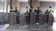 Policías del Metro-CdMx son captados en VIDEO pateando a usuario en la Línea 3; "personal será...