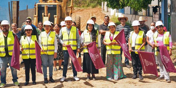 Arrancan obras de pavimentación y drenaje en Santa Cruz Xoxocotlán