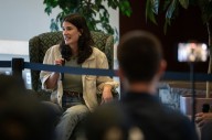 Rep. Marie Gluesenkamp Perez fields questions about Social Security, wildfires, Epstein at Battle Ground town hall