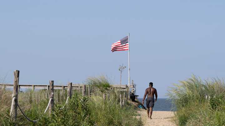 A summer day at Broadkill Beach near Milton