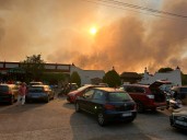 Desalojan dos urbanizaciones en Casar de Cáceres y Aliseda por sendos incendios