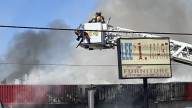 Firefighters battling fire Friday afternoon at Phoenix building