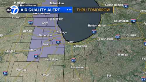 What is the air quality in Chicago today? Alert extended through Thursday for parts of area amid warmer weather forecast