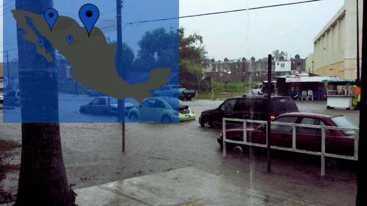Estos son TODOS los estados del NORTE donde habrá FUERTES lluvias del martes 26 al jueves 28 de agosto