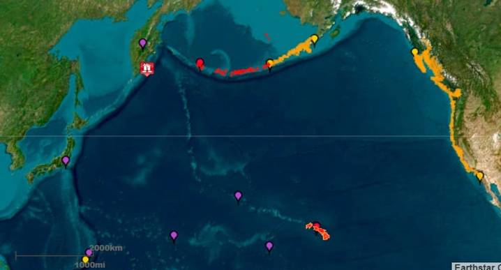 Rusia: Se registró sismo de magnitud 6.8 junto a la península de Kamchatka