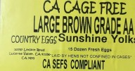 Brown-shelled eggs from California producer recalled for salmonella risk