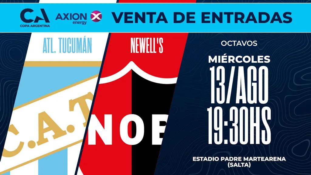 Copa Argentina: Dónde comprar las entradas para Atlético Tucumán y Newell's