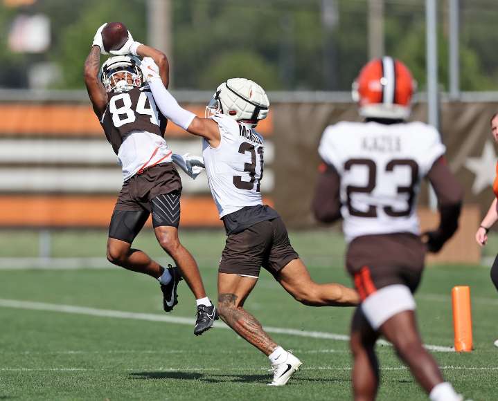 Dreams and nightmares: Browns undrafted receivers experience highs and lows of training camp battle