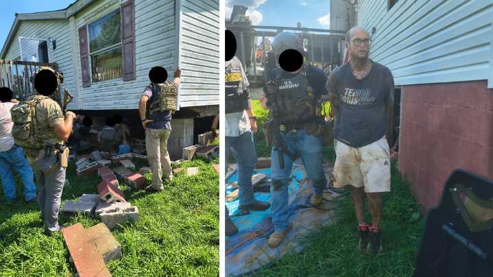 Fugitive captured in Sweetwater home's ductwork