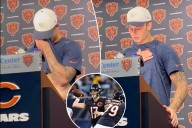 Bears' Tyson Bagent gets emotional after $10 million contract extension