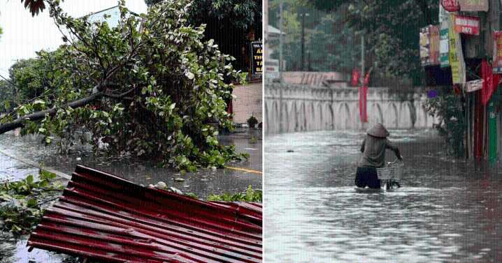 El tifón Kajiki dejó cinco muertos y dañó miles de viviendas en Tailandia