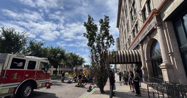 Mining Exchange hotel fire forces street closures