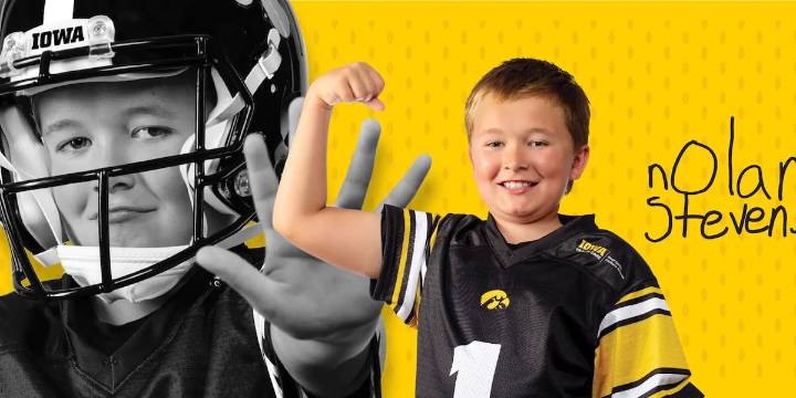 Oskaloosa 9-year-old to be Kid Captain for Hawkeyes season opener against UAlbany