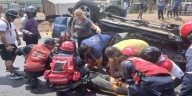 Aparatoso accidente en La Valle-Coche este 17 de agosto