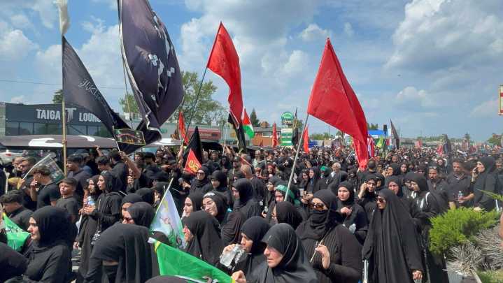 Arbaeen procession in Dearborn draws large crowd for religious holiday