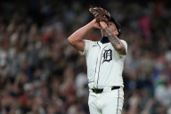 ‘Fighting tears,’ Alex Lange makes emotional return to Tigers bullpen after 15 long months