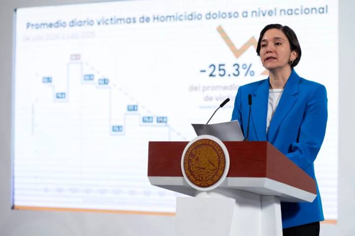 Homicidios y delitos de alto impacto registran mínimo histórico en México