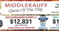 MIDDLEKAUFF AUTO GROUP * 