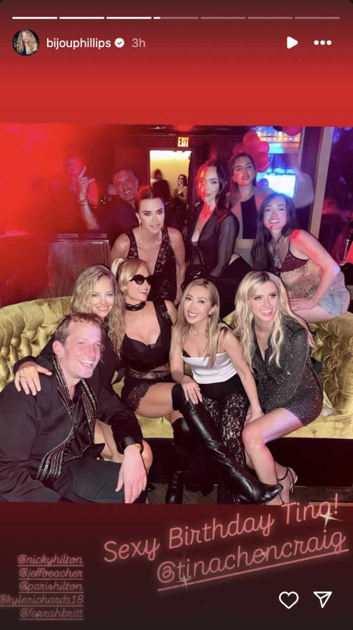 Bijou Phillips Parties With Kyle Richards and Mauricio Umansky