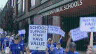 Evergreen support staff continuing strike, calls school district's tactics 'disrespectful'