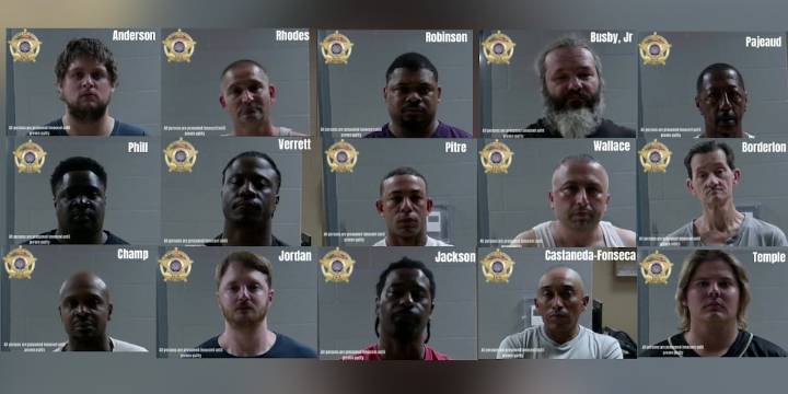 15 people accused of crimes involving minors, deputies say