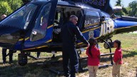 Baltimore police’s helicopter surprises kids heading back to school, teach pool safety