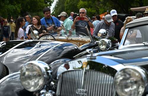A classic summer afternoon at Geneva car show