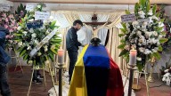Guaitarilla despidió al patrullero Richard Duván Lagos, víctima del ataque a helicóptero en Amalfi
