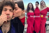 Selena Gomez twins with Benny Blanco's mom and sister