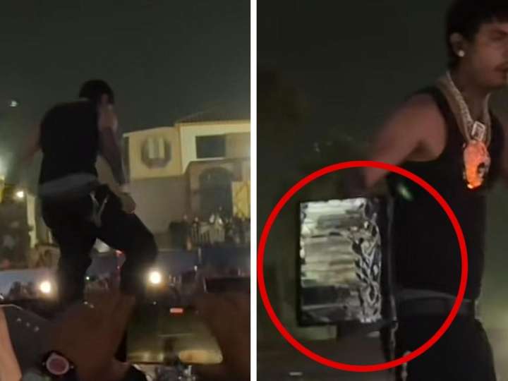 "Le di en su madre": el momento en que Natanael Cano pierde el control y atacó a golpes a su DJ en pleno Baja Beach Fest