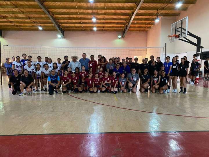 Arranca la Liga Municipal de Voleibol Femenil en Allende