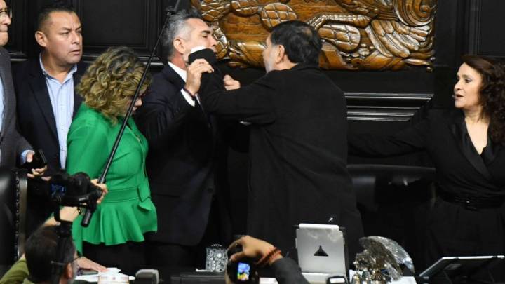 Agarrón en el Senado entre “Alito” Moreno y Gerardo Fernández Noroña